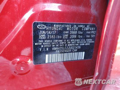 Zdjęcie 12 z 15 samochodu: 2018 HYUNDAI ELANTRA GT VIN:KMHH35LE2JU021436 - miniatura