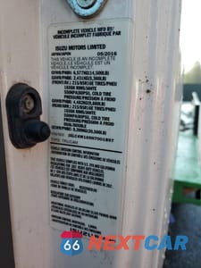 Zdjęcie 12 z 12 samochodu: 2017 ISUZU NPR HD VIN:JALC4W169H7001897 - miniatura