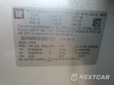 Zdjęcie 12 z 14 samochodu: 2012 CADILLAC SRX LUXURY COLLECTION VIN:3GYFNDE32CS657928 - miniatura