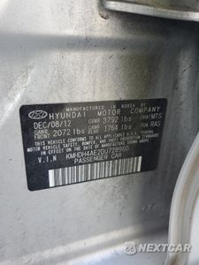 Zdjęcie 12 z 12 samochodu: 2013 HYUNDAI ELANTRA GLS VIN:KMHDH4AE2DU728960 - miniatura