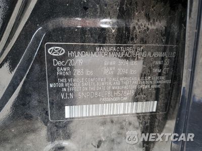 Zdjęcie 12 z 12 samochodu: 2020 HYUNDAI ELANTRA SEL VIN:5NPD84LF8LH578713 - miniatura