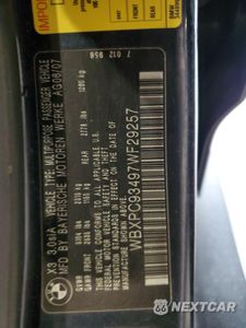 Zdjęcie 13 z 15 samochodu: 2007 BMW X3 3.0SI VIN:WBXPC93497WF29257 - miniatura
