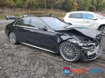 Czwarte zdjęcie samochodu z boku: 2023 MERCEDES-BENZ S 580 4MATIC VIN:W1K6G7GB2PA236441 - miniatura