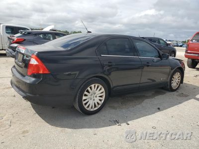 Trzecie zdjęcie samochodu z tyłu: 2012 FORD FUSION HYBRID VIN:3FADP0L37CR221866 - miniatura