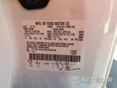Zdjęcie 12 z 12 samochodu: 2014 FORD F250 SUPER DUTY VIN:1FTBF2A6XEEB42789 - miniatura
