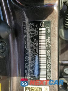 Zdjęcie 12 z 12 samochodu: 2013 LEXUS ES 350 VIN:JTHBK1GG4D2011880 - miniatura