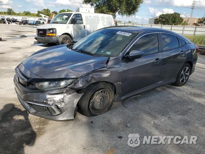 2020 HONDA CIVIC LX 19XFC2F61LE009360 - główne zdjęcie licytacji z USA - miniatura