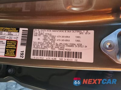 Zdjęcie 12 z 12 samochodu: 2024 TOYOTA TACOMA DOUBLE CAB VIN:3TMKB5FN1RM005771 - miniatura