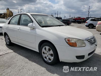 Czwarte zdjęcie samochodu z boku: 2007 KIA SPECTRA EX VIN:KNAFE122675483570 - miniatura