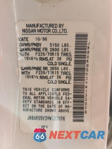 Zdjęcie 13 z 13 samochodu: 1997 NISSAN PATHFINDER LE VIN:JN8AR05Y3VW133076 - miniatura