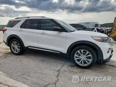 Czwarte zdjęcie samochodu z boku: 2021 FORD EXPLORER LIMITED VIN:1FMSK7FH0MGB07454 - miniatura