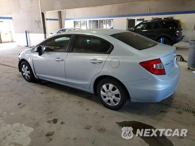 Drugie zdjęcie samochodu z przodu: 2012 HONDA CIVIC LX VIN:19XFB2F59CE333862 - miniatura