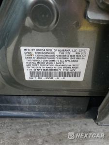 Zdjęcie 13 z 13 samochodu: 2007 HONDA PILOT EX VIN:5FNYF18467B018271 - miniatura