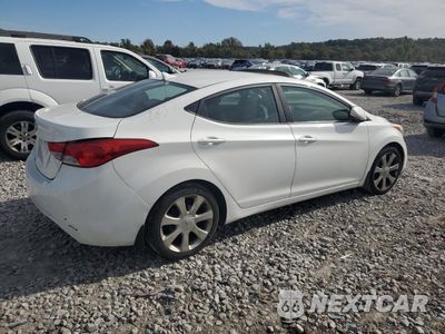 Trzecie zdjęcie samochodu z tyłu: 2012 HYUNDAI ELANTRA GLS VIN:5NPDH4AE1CH136558 - miniatura