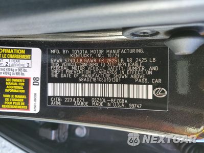 Zdjęcie 13 z 14 samochodu: 2025 LEXUS ES 350 BASE VIN:58ADZ1B1XSU191381 - miniatura