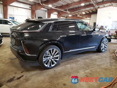 Trzecie zdjęcie samochodu z tyłu: 2024 CADILLAC LYRIQ LUXURY VIN:1GYKPSRL2RZ140485 - miniatura