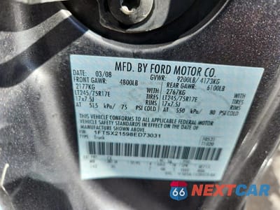 Zdjęcie 12 z 12 samochodu: 2008 FORD F250 SUPER DUTY VIN:1FTSX21598ED73031 - miniatura