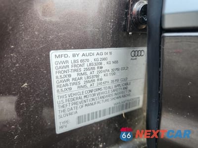 Zdjęcie 13 z 13 samochodu: 2017 AUDI Q7 3.0T V6 PREMIUM PLUS AWD VIN:WA1LAAF70HD013396 - miniatura