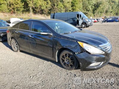 Czwarte zdjęcie samochodu z boku: 2014 HYUNDAI SONATA SE VIN:5NPEC4AC4EH871250 - miniatura