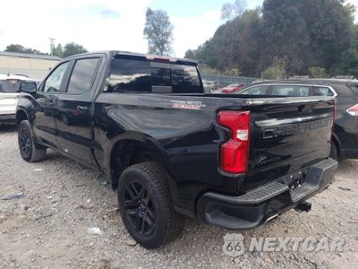 Drugie zdjęcie samochodu z przodu: 2021 CHEVROLET SILVERADO K1500 LT TRAIL BOSS VIN:1GCPYFED7MZ128100 - miniatura