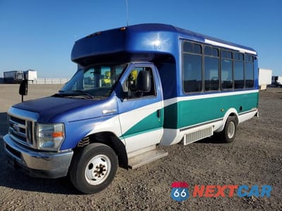 Drugie zdjęcie samochodu z przodu: 2008 FORD E450 SHUTTLE BUS VIN:1FD4E45L58DB51350 - miniatura