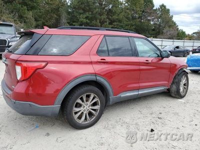 Trzecie zdjęcie samochodu z tyłu: 2020 FORD EXPLORER XLT VIN:1FMSK8DH3LGA11695 - miniatura