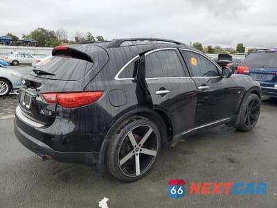 Trzecie zdjęcie samochodu z tyłu: 2017 INFINITI QX70 VIN:JN8CS1MU3HM140529 - miniatura