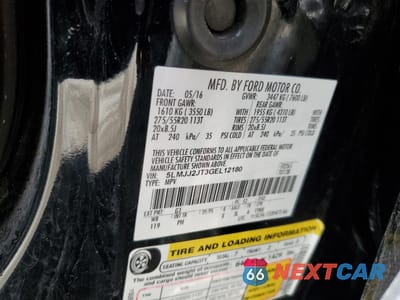 Zdjęcie 13 z 14 samochodu: 2016 LINCOLN NAVIGATOR SELECT VIN:5LMJJ2JT3GEL12180 - miniatura