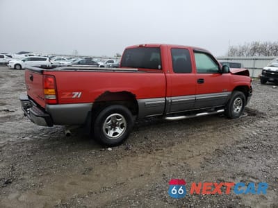 Trzecie zdjęcie samochodu z tyłu: 1999 CHEVROLET SILVERADO K1500 VIN:2GCEK19T4X1142966 - miniatura