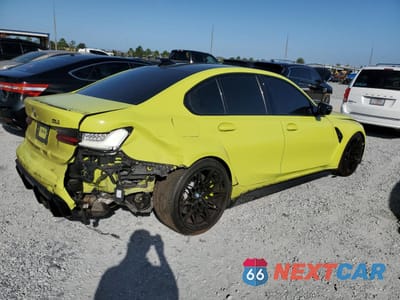 Trzecie zdjęcie samochodu z tyłu: 2022 BMW M3 COMPETITION VIN:WBS43AY06NFL71812 - miniatura