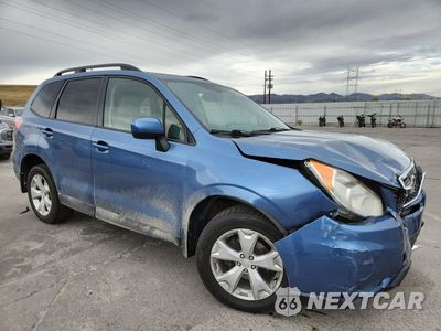 Czwarte zdjęcie samochodu z boku: 2015 SUBARU FORESTER 2.5I PREMIUM VIN:JF2SJADC6FH407025 - miniatura
