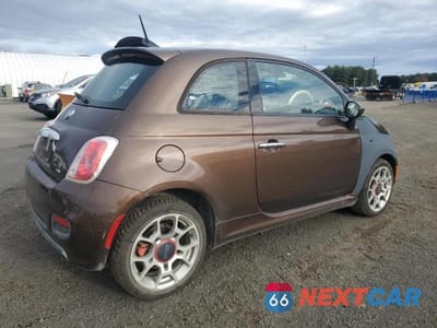 Trzecie zdjęcie samochodu z tyłu: 2014 FIAT 500 SPORT VIN:3C3CFFBR7ET184927 - miniatura