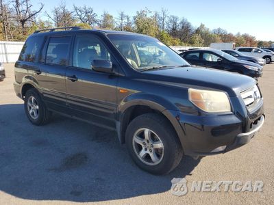 Czwarte zdjęcie samochodu z boku: 2006 HONDA PILOT EX VIN:2HKYF18596H540952 - miniatura
