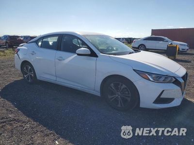 Czwarte zdjęcie samochodu z boku: 2021 NISSAN SENTRA SV VIN:3N1AB8CV2MY254540 - miniatura