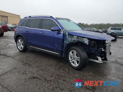 Czwarte zdjęcie samochodu z boku: 2021 MERCEDES-BENZ GLB 250 4MATIC VIN:W1N4M4HB4MW118616 - miniatura