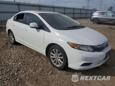 Czwarte zdjęcie samochodu z boku: 2012 HONDA CIVIC EX VIN:19XFB2F89CE075532 - miniatura