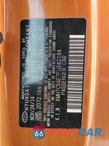 Zdjęcie 13 z 13 samochodu: 2015 HYUNDAI VELOSTER TURBO VIN:KMHTC6AE7FU242184 - miniatura
