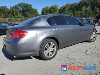 Trzecie zdjęcie samochodu z tyłu: 2010 INFINITI G37 VIN:JN1CV6AR1AM458514 - miniatura