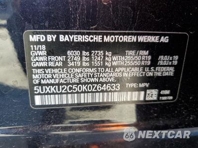 Zdjęcie 13 z 15 samochodu: 2019 BMW X6 XDRIVE35I VIN:5UXKU2C50K0Z64633 - miniatura