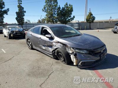 Czwarte zdjęcie samochodu z boku: 2019 HONDA CIVIC LX VIN:19XFC2F65KE200343 - miniatura
