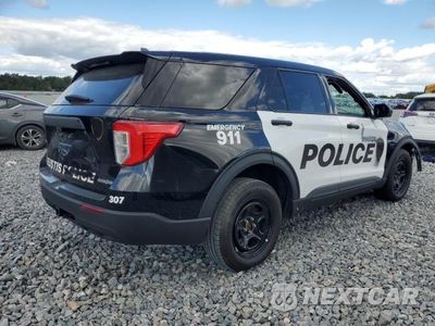 Trzecie zdjęcie samochodu z tyłu: 2024 FORD EXPLORER POLICE INTERCEPTOR VIN:1FM5K8AB2RGA64443 - miniatura