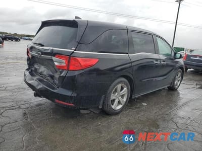 Trzecie zdjęcie samochodu z tyłu: 2019 HONDA ODYSSEY EX VIN:5FNRL6H54KB086564 - miniatura