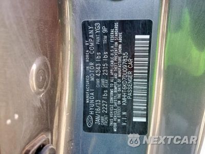 Zdjęcie 13 z 15 samochodu: 2013 HYUNDAI GENESIS COUPE 2.0T VIN:KMHHT6KD7DU097835 - miniatura