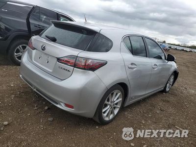 Trzecie zdjęcie samochodu z tyłu: 2012 LEXUS CT 200 VIN:JTHKD5BH7C2070020 - miniatura