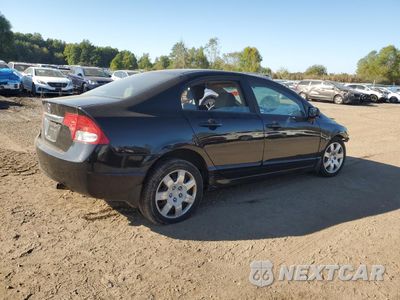 Trzecie zdjęcie samochodu z tyłu: 2009 HONDA CIVIC LX VIN:19XFA16599E019893 - miniatura