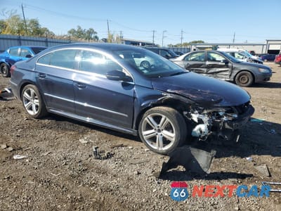 Czwarte zdjęcie samochodu z boku: 2014 VOLKSWAGEN CC SPORT VIN:WVWBP7AN7EE529978 - miniatura