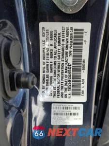 Zdjęcie 12 z 14 samochodu: 2020 HONDA INSIGHT EX VIN:19XZE4F55LE014247 - miniatura