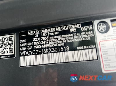 Zdjęcie 11 z 11 samochodu: 2019 MERCEDES-BENZ G 63 AMG VIN:WDCYC7HJ6KX301618 - miniatura