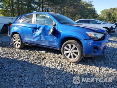 Czwarte zdjęcie samochodu z boku: 2015 MITSUBISHI OUTLANDER SPORT ES VIN:4A4AP3AU4FE052724 - miniatura