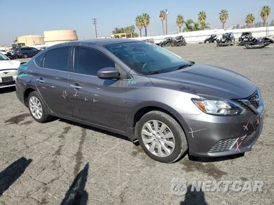 Czwarte zdjęcie samochodu z boku: 2019 NISSAN SENTRA S VIN:3N1AB7AP9KY347213 - miniatura